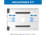 Mount-It! Adjustable Anti-Theft iPad Countertop Stand, White (MI-3771W_G10)