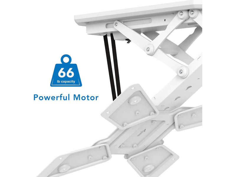 Mount-It! Full-Motion Motorized Ceiling TV Mount, 66 Lbs. Max. (MI-4223W)
