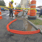 Quick Dam Hi-Vis Water Barrier, 120", Up to 8 Gal. 4/Box (QDGG10-4HV)