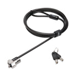 AbilityOne 5340016952544, SKILCRAFT Kensington Nano Keyed Computer Lock, 6 ft Carbon Steel Cable, Black (NSN6952544)
