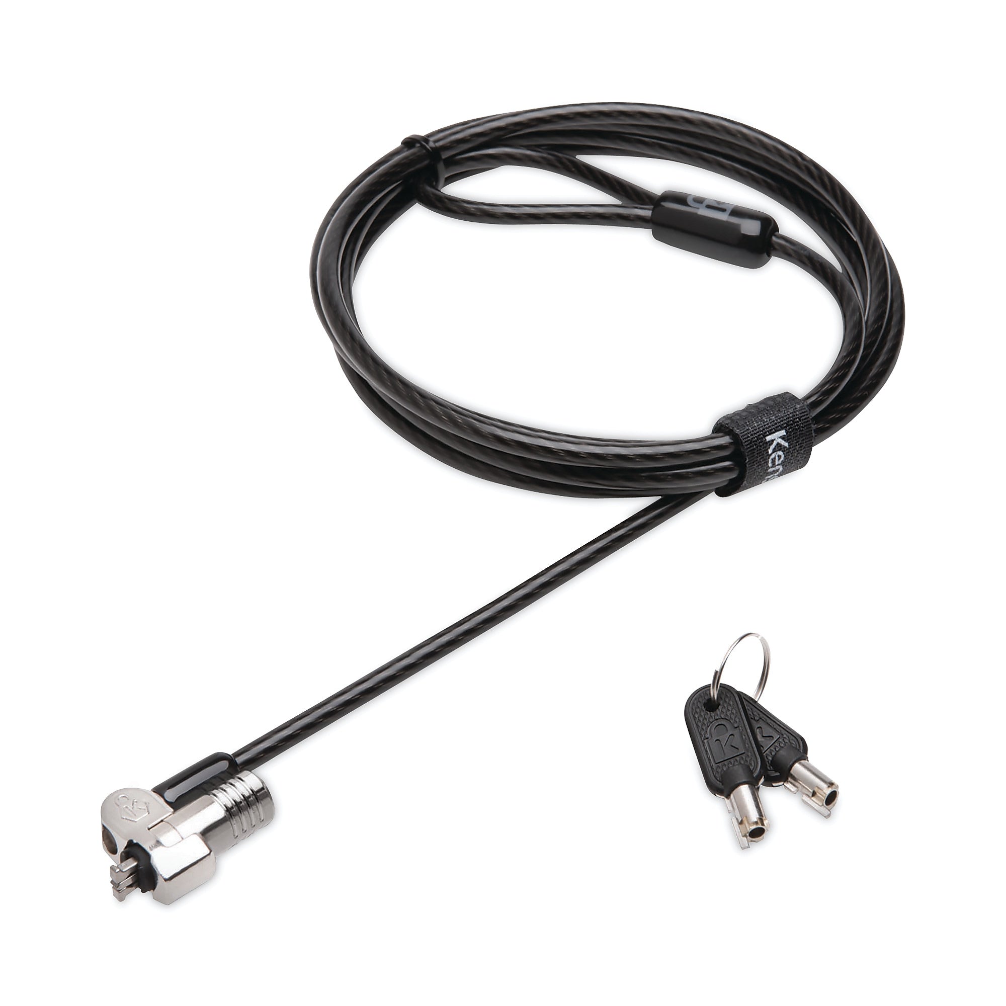 AbilityOne 5340016952544, SKILCRAFT Kensington Nano Keyed Computer Lock, 6 ft Carbon Steel Cable, Black (NSN6952544)