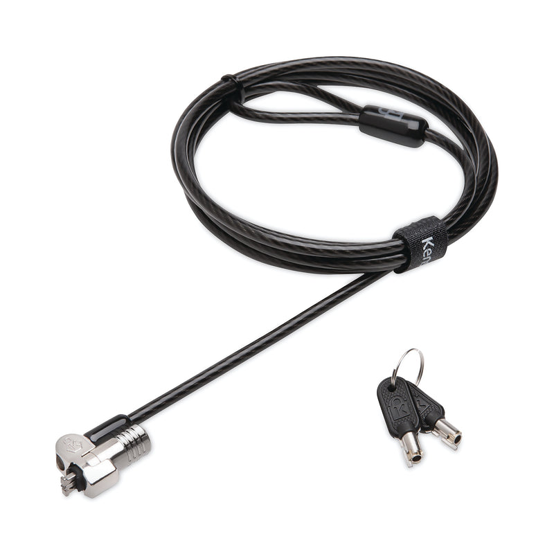 AbilityOne 5340016952544, SKILCRAFT Kensington Nano Keyed Computer Lock, 6 ft Carbon Steel Cable, Black (NSN6952544)