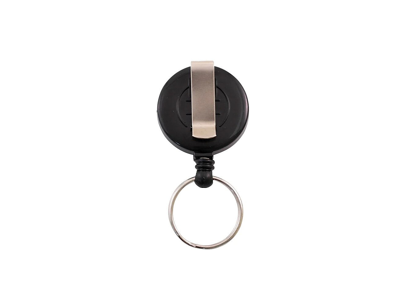 Advantus Badge Reels, Black, 12/Box (97121)