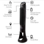 Honeywell QuietSet 32.83"H 8-Speed Oscillating Tower Fan, Black (HYF290B)