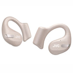 JVC Nearphones Wireless Noise Canceling Over-Ear Earphones, Bluetooth, Sand Beige (JVCHANP50TC)