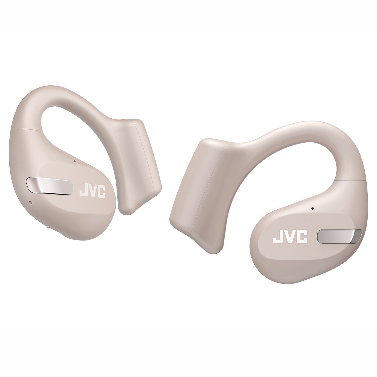 JVC Nearphones Wireless Noise Canceling Over-Ear Earphones, Bluetooth, Sand Beige (JVCHANP50TC)