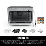 Ninja Prestige Smart XL Air Fryer & Countertop Oven, Silver (DT551)