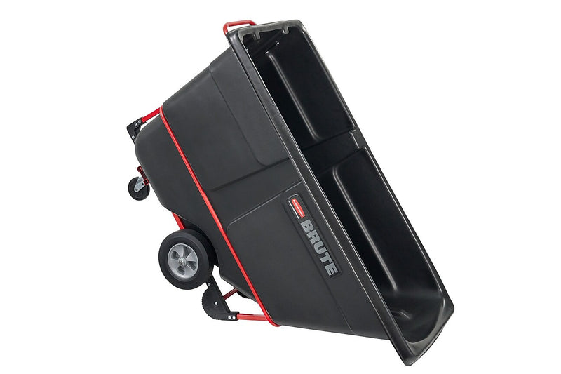 Rubbermaid Forkliftable Tilt Truck, Plastic, 1250 lb. Capacity, Black (FG131500BLA)