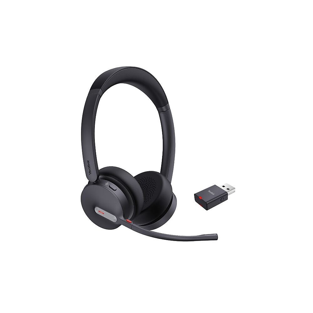 Yealink WH64 Wireless Noise Canceling Bluetooth Stereo Headset, MS/UC Certified (1208686)