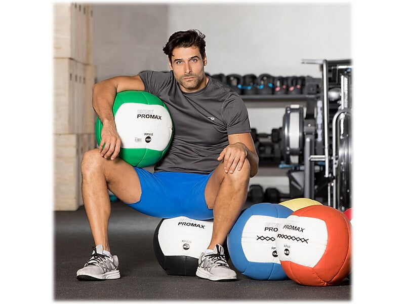 Champion Sports RHINO Promax Red/White Medicine Ball, 4 Lbs. (RPX4)