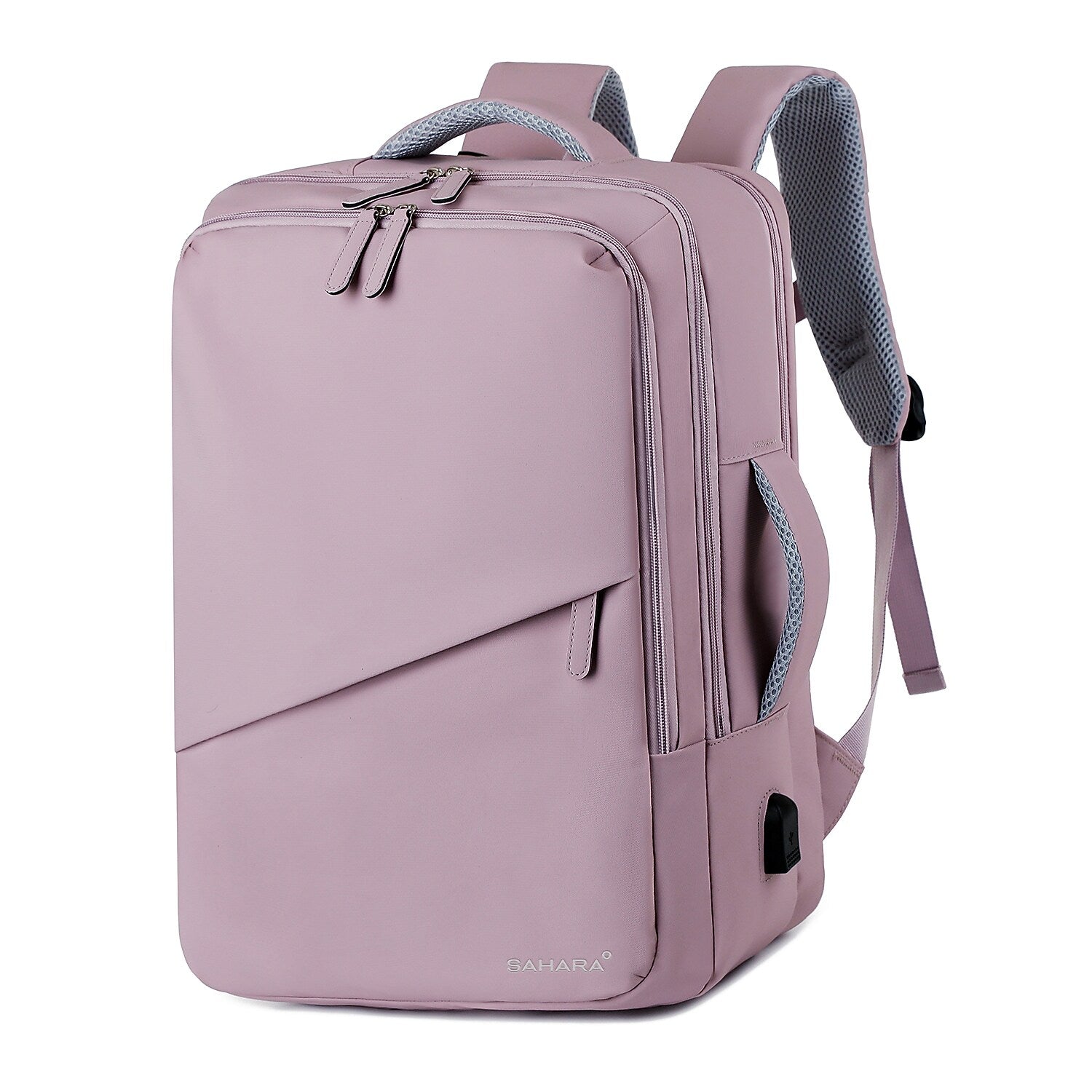 SaharaCase Multi-Compartment 16" Nylon Laptop Bag, Purple Orchid (LT00101)
