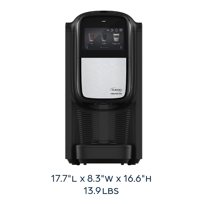 Flavia C300 Commercial Single Serve Coffee Brewer, Black (18000587)