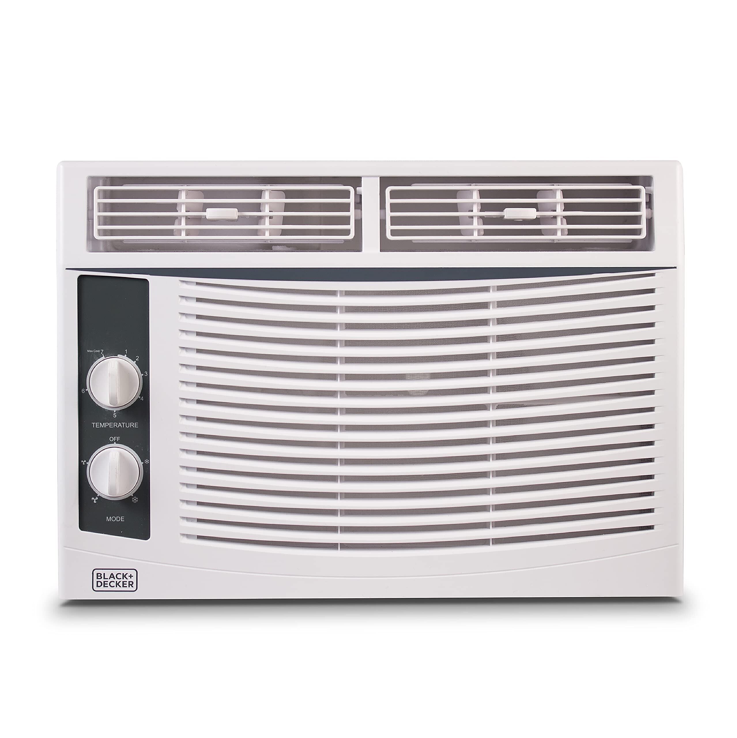 Black & Decker 115-Volt 5,000 BTU Window Air Conditioner with Remote, White, (BWAC05MWTB)
