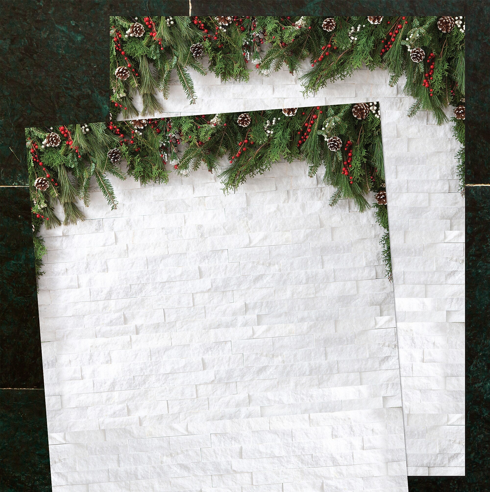 Great Papers! Holiday Stationery Letterhead Garland Magic, Multicolor, 50 sheets (2024032)
