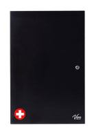 Viva Comfort Large Double Door Medicine Locking Secure Storage Medical Cabinet, 1.7 cu. ft., Black (ADIME999-03-BLK-MK)