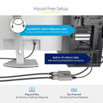 StarTech DisplayPort to HDMI/HDMI Audio/Video Adapter, Male to Female, Silver (MST14DP122HD)