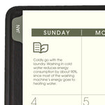 2026 AT-A-GLANCE Recycled 7" x 8.75" Weekly & Monthly Appointment Book, Faux Leather Cover, Black (70-951G-05-26)