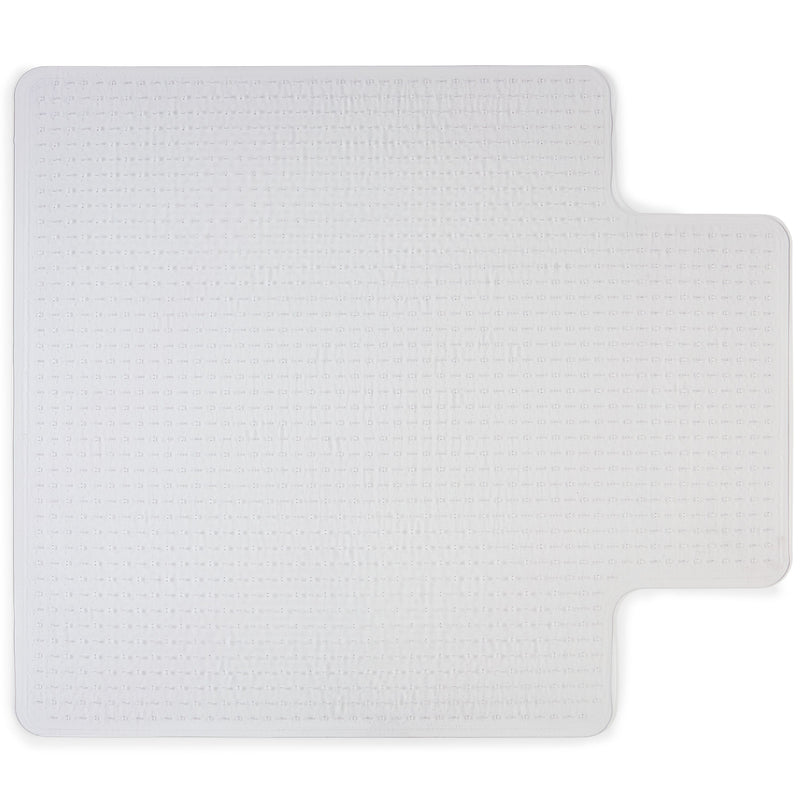 Staples Carpet Chair Mat with Lip, 45" x 53'', Low-Pile, Clear (20232-CC)
