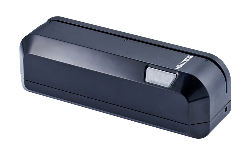 Bostitch Electric Desktop Rectangle 3-Hole Punch, 20 Sheet Capacity, Black (EHP20-BLK)