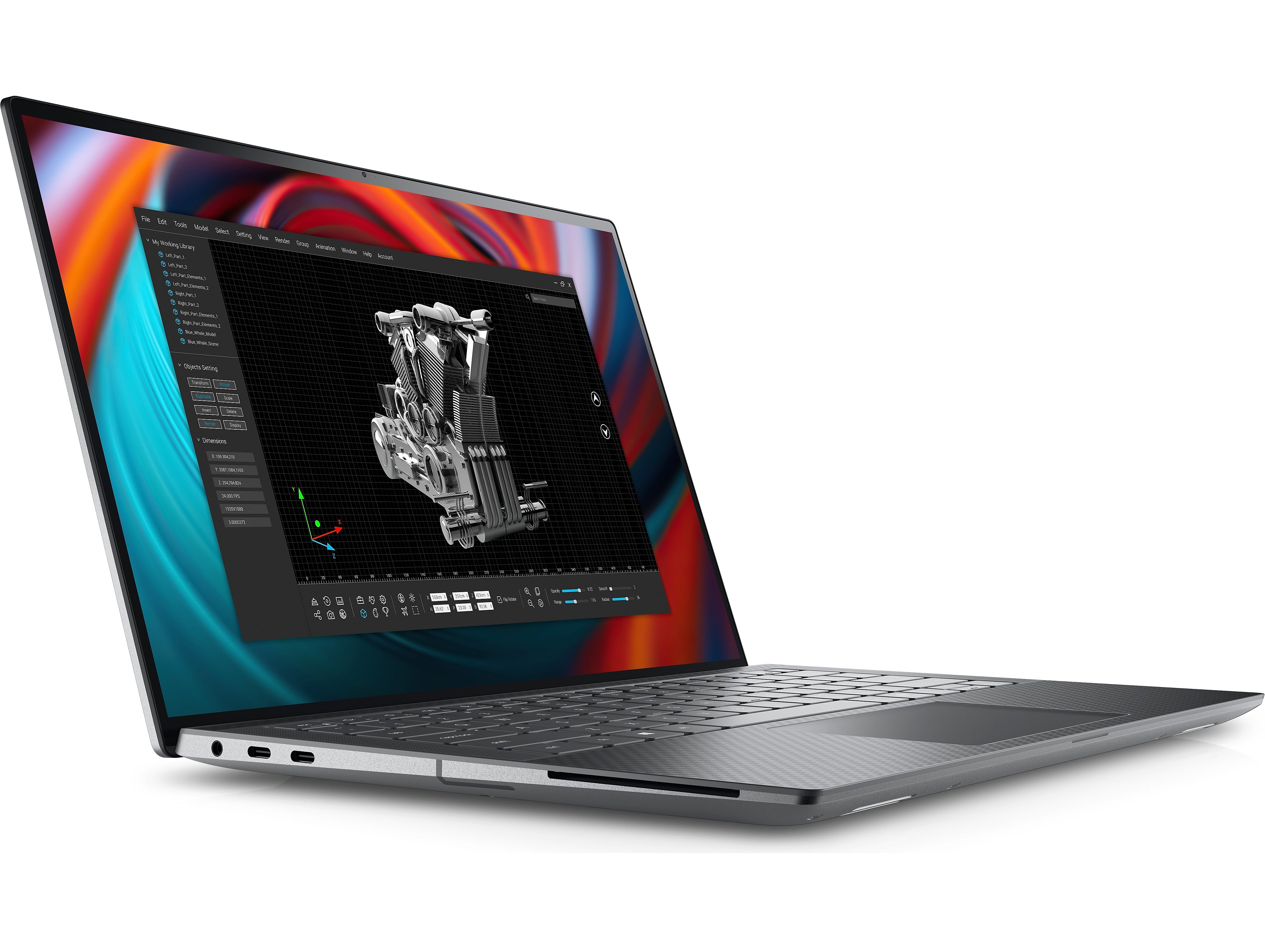 Dell Precision 5490 14" Laptop, Intel Core Ultra 7-165H, 32GB Memory, 1TB SSD, Windows 11 Pro (JJC7N)