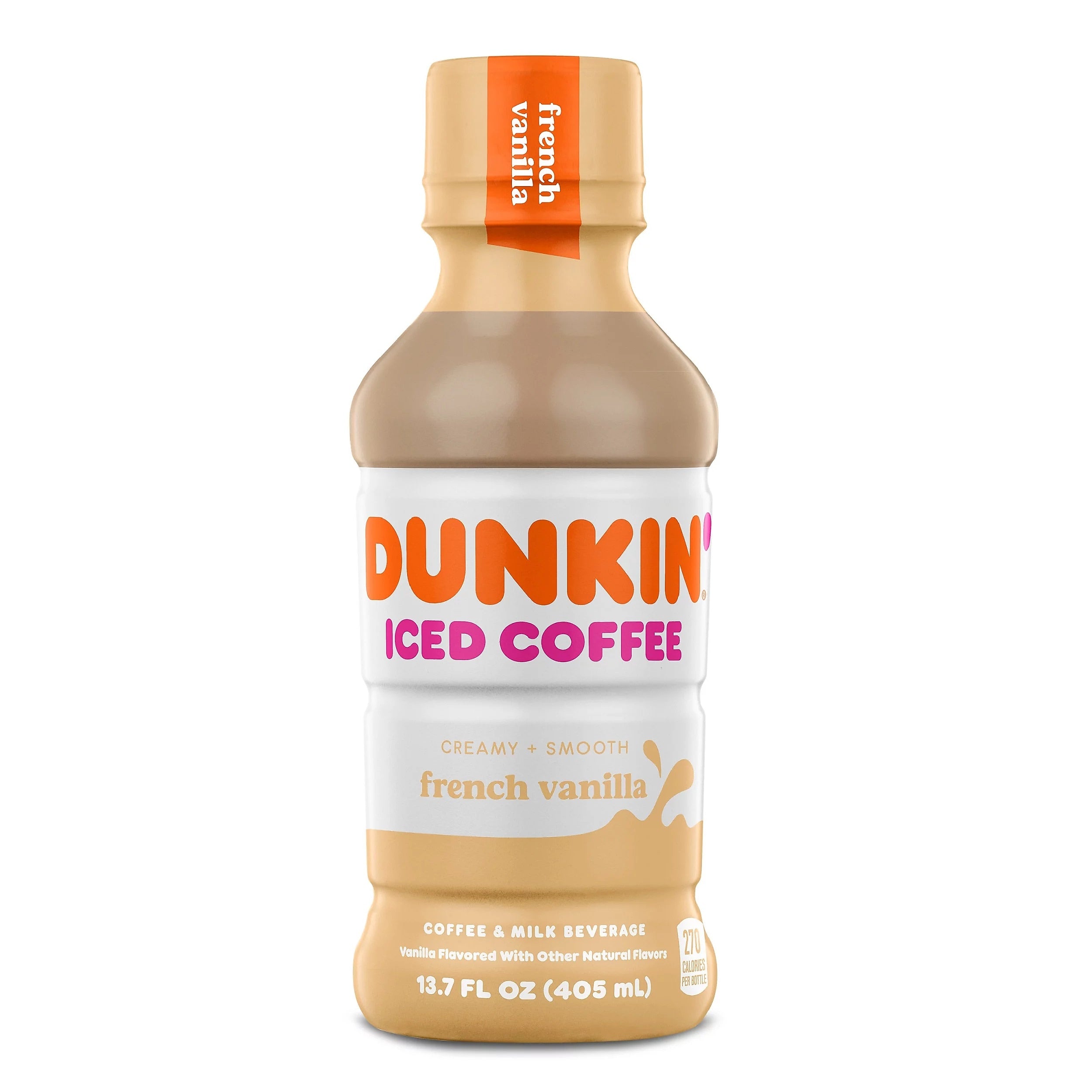 Dunkin' Donuts French Vanilla Iced Coffee, 13.7 oz., 12/Carton (04900007296)