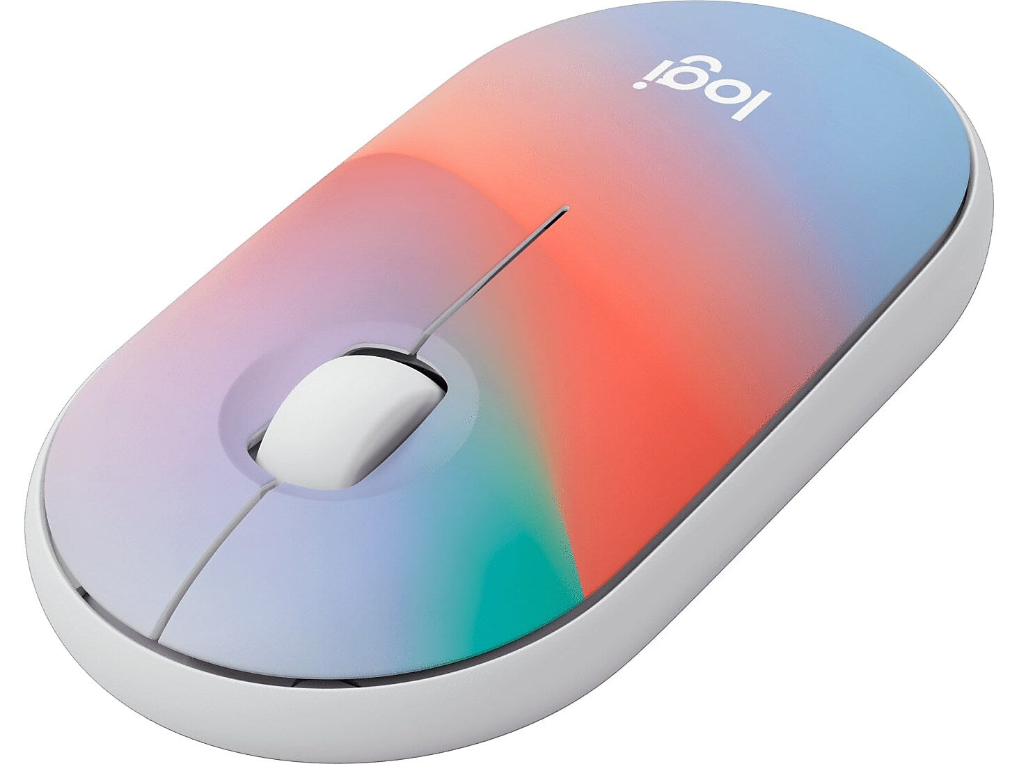 Logitech M340 Wireless Ergonomic Ambidextrous Optical USB Mouse, Sheer Dream (910-007283)