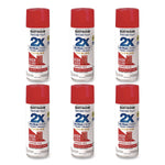 Rust-Oleum Painter's Touch 2X Ultra Cover Spray Paint, Strawberry Fields, 12 oz., 6/Carton (331180)