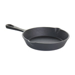 MegaChef Cast Iron Skillet Set, Black, 3 Piece Set (937114401M)