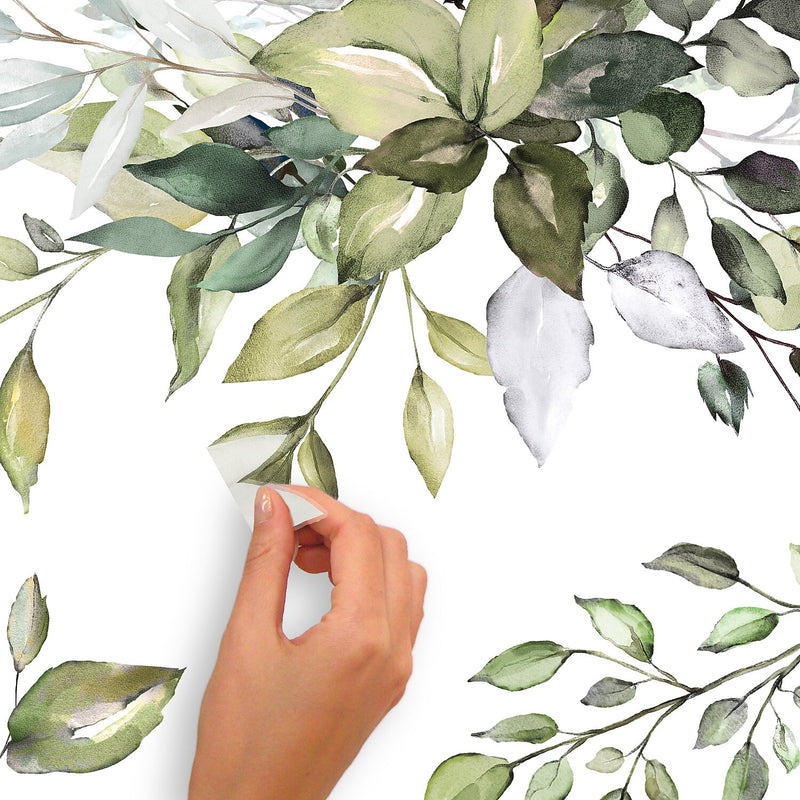 York Wallcoverings Watercolor Floral Arrangement Giant Traditional Decals, Botanical (RMK4711GM)