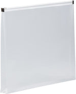 JAM Paper Premium Plastic Document File, 1 Pocket, Letter, Clear, 3/Pack (218Z1clx3)