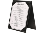 Excello Global Products Menu Holder, 5" x 7", Black (SPLS-MENU-5X7A)