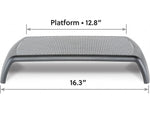 Allsop ErgoRiser Monitor Stand, Up to 32" Monitor, Black (32212)