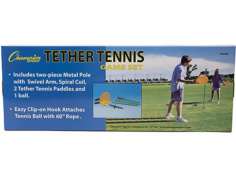 Champion Sports Tether Tennis Set, Assorted Colors (TTGAME)