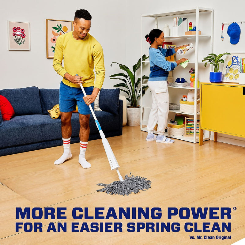 Mr. Clean Multipurpose Cleaning Solution with Febreze, Meadows & Rain, 64 Fl. oz., 4/Carton (PGC10725)