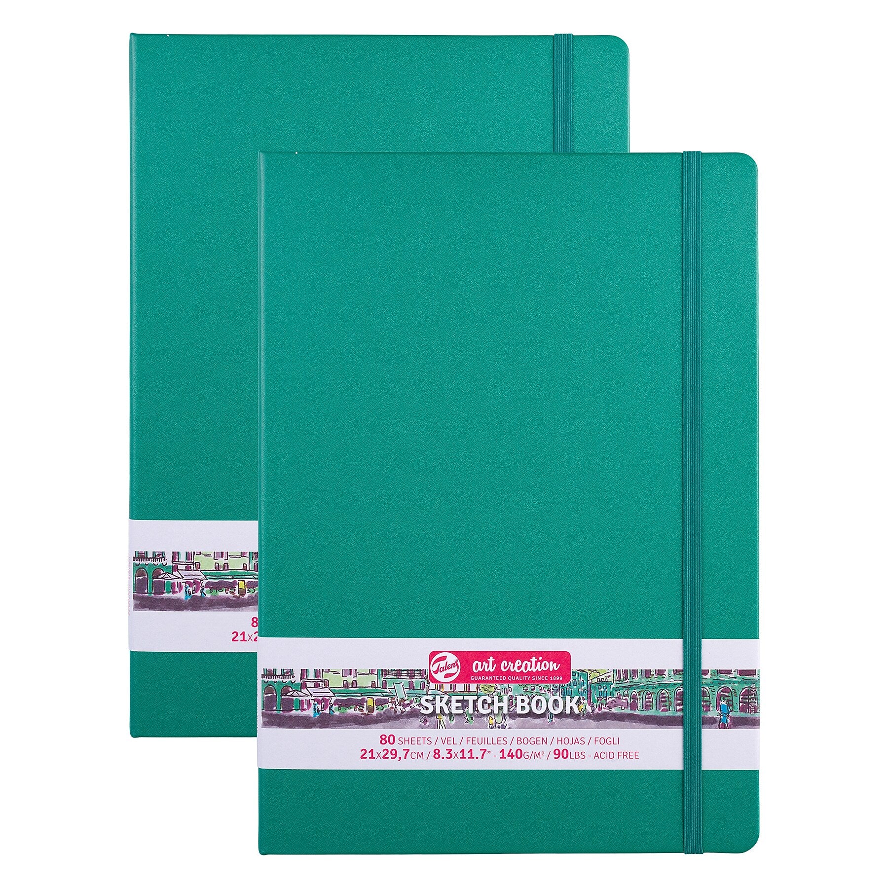 Talens Art Creation 8.3" x 11.7" Sketch Book, 80 Sheets/Book, 2/Bundle (TLN9314333M-2)