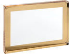 Russell+Hazel 4" x 6" Picture Frame, Acrylic, Gold/Clear (55715)