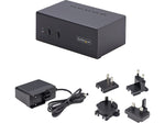 StarTech P2DD46A2-KVM-SWITCH USB DisplayPort 2-Port Dual-Monitor KVM Switch