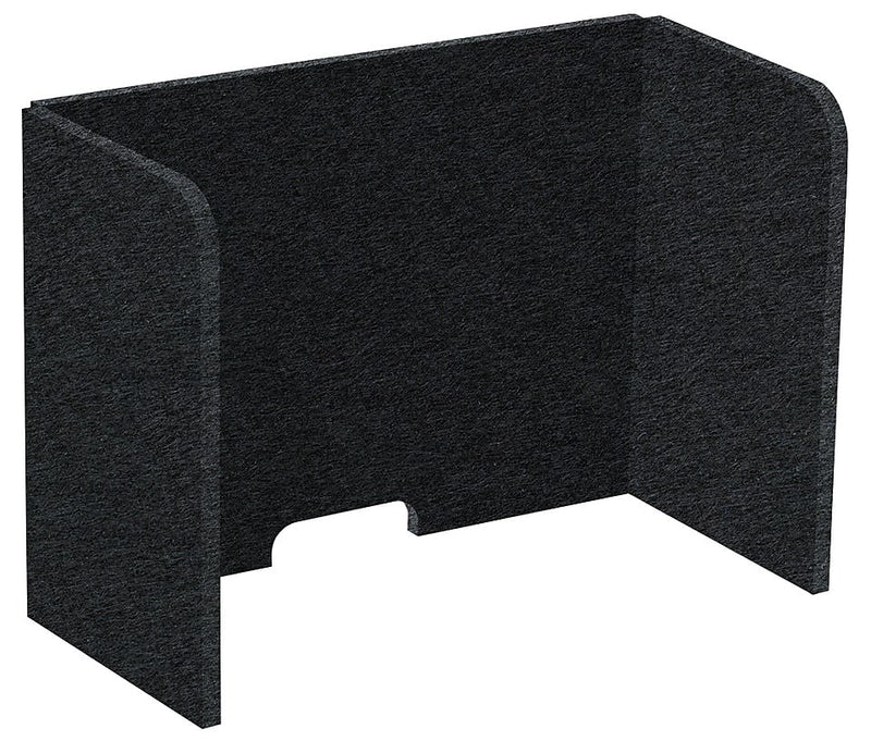 Versare SoundSorb Foldable Fabric Freestanding Privacy Panel, 18"H x 24"W, Black (DS7826124-1)