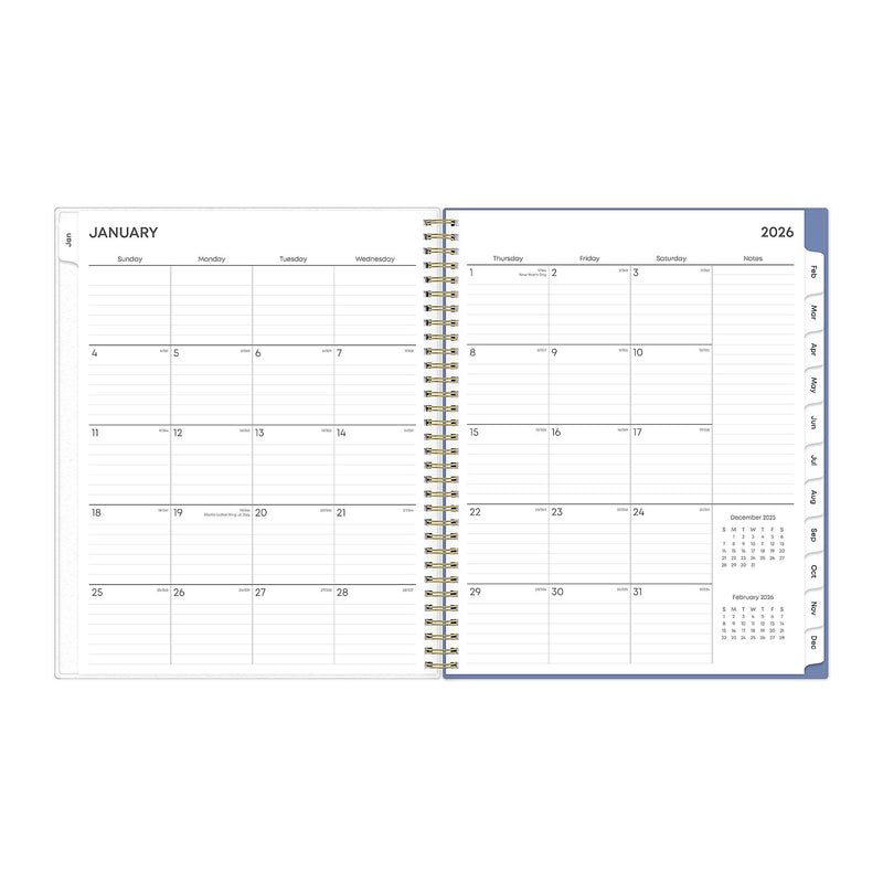 2026 Blue Sky Cocorrina 8.5" x 11"  Weekly & Monthly Planner, Plastic Cover, Multicolored (143696-26)