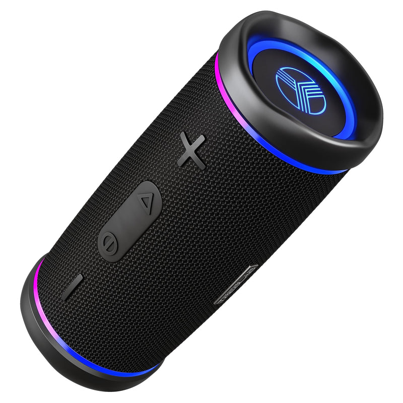 Treblab Wireless Bluetooth Speaker, Waterproof, Black (HD77)
