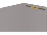 Medical Arts Press Reinforced End Tab File Folder, Straight Cut, Letter-Size, Gray, 50/Box (S-01601-GRY)
