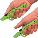 Westcott Full Size Retractable Ceramic Box Cutter, Green, 6/Box (17530)