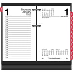 2026 AT-A-GLANCE 6" x 3.5" Daily Calendar Refill Pages, White/Black (E717T-50-26)