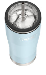 Thermos Icon Stainless Steel Vacuum Insulated Cold Tumbler with Straw, 24 oz., Glacier (EAIS1112GC4)