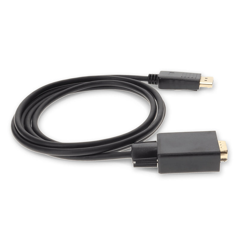 AddOn 6' DisplayPort to VGA Adapter Cable, Male to Female, Black (DISPLAYPORT2VGA6F)