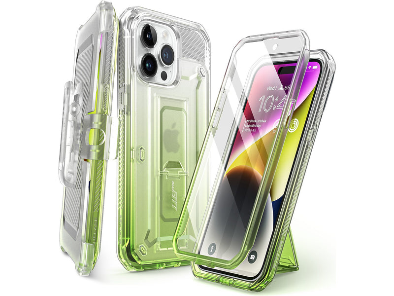 SupCase Unicorn Beetle PRO Rugged Case for iPhone 15 Pro Max, Shock-Absorbing, Gradient Green (SPH23MX67UBPSGG)
