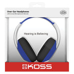 Koss Wired Noise Canceling Over-Ear Headphones, Blue (UR23I)