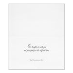 "Naturally Caring" Sympathy Card w/ Unlined White Envelope, 100/BX