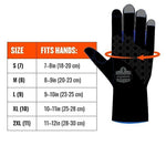 ProFlex 818WP Performance Thermal Waterproof Utility Gloves, Black, Medium (17383)