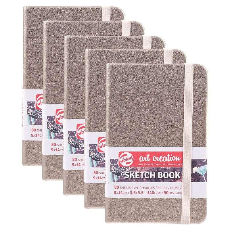 Talens Art Creation 3.5" x 5.5" Sketch Book, 80 Sheets/Book, 5/Bundle (TLN9314241M-5)